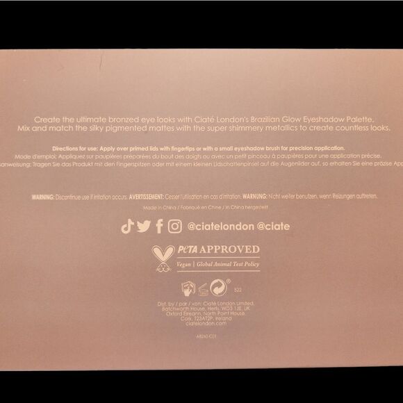 Ciate London Beazilian Glow Eyeshadow Palette - Picture 4 of 5